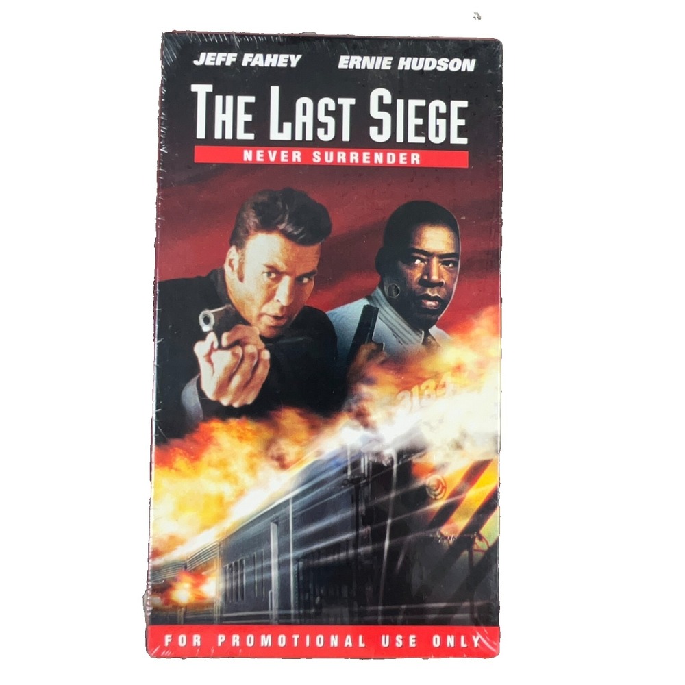 The Last Siege Never Surrender VHS VCR Tape Ernie Hudson Screener Promo Sealed